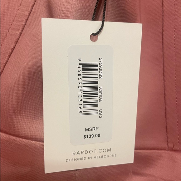 Bardot Jamila Dusty Rose Size 2 U.S. NWT - Picture 8 of 10